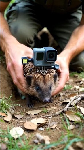 Hedgehog POV Inside a Hidden Underground Burrow 🦔 | Discovering Baby Hedgehogs