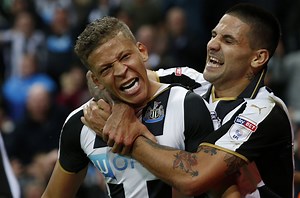 Newcastle's Mitrovic blames emotions for celebration against Norwich