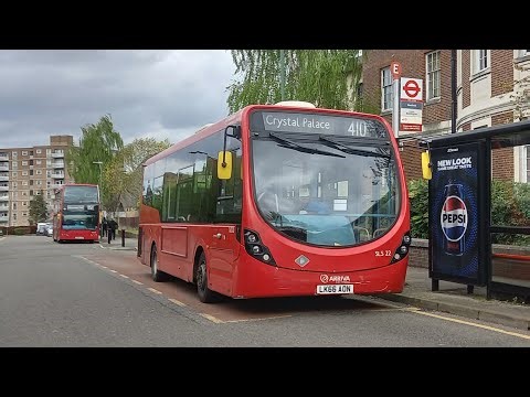 (DOUBLE DIVERSION) FRV - London Bus Route 410 | Wallington ➡ Crystal Palace | SLS22 | LK66 AON | ARL