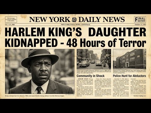 Bumpy Johnson's Daughter Was KIDNAPPED The 48 Hours That Terrorized New York's Underworld