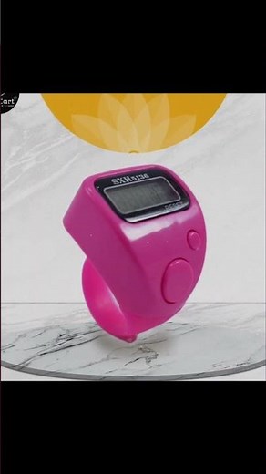 Digital Finger Tally Counter with LED Display Electronic Tasbih Ring for Easy Counting. #fyp #viral