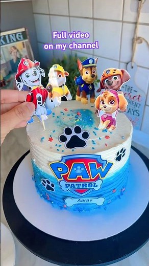 Full paw patrol cake video on my YouTube ..