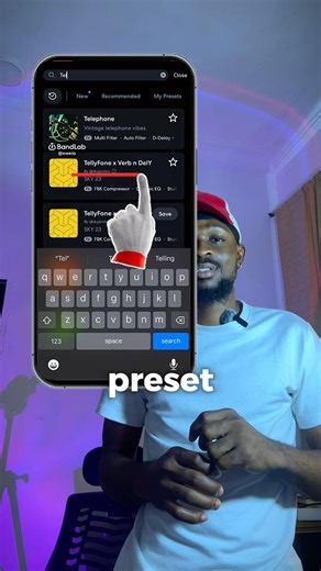 BandLab preset that makes vocals sound crisp #bandlab #vocaleffects #shorts