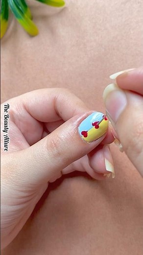 💅🩵Cute heart nail art with household items #nails #heart #simplenails