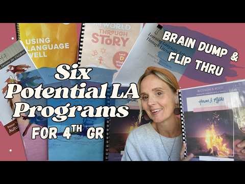 Potential LA Picks for 4th Grade! // BRAIN DUMP & FLIP THRU