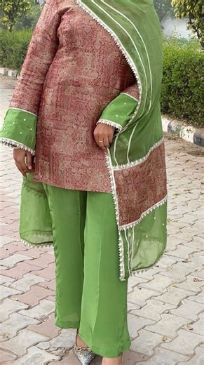 Rangat boutique 🌻 on Instagram: "DM for orders..✨🌱💚 . . . . . . . . . . . . . . . . #viral #suit #boutique #famous #rangat"