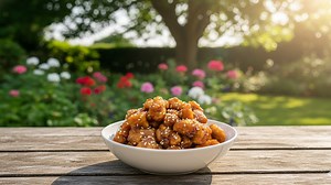 Teriyaki sesame chicken - A simple way to make it at home