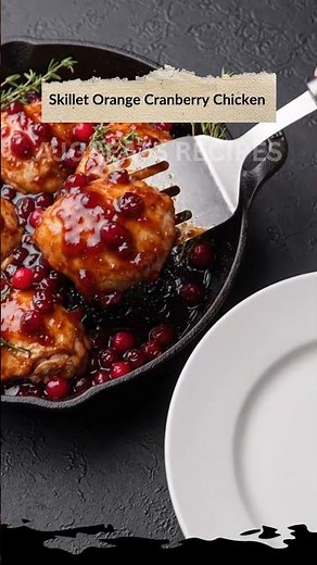 Skillet Orange Cranberry Chicken