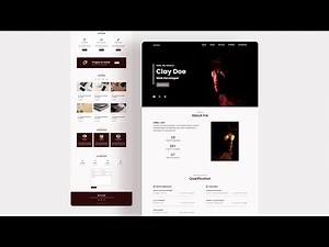 Responsive Personal Complete Portfolio Website HTML CSS And JavaScript | Mobile First