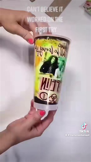 Making a cup wrap for a 24oz cup using laminated vinyl. #onthisday #cupwraps #laminatedvinyl #fyp #cups