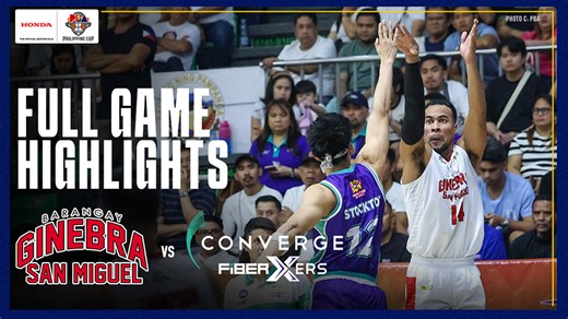 RECOVERY IN PAMPANGA 👑 The Barangay Ginebra San Miguel are back in the win column, dominating the streaking Converge FiberXers in their PBA Season 49 Philippine Cup clash. #PBASeason49 #PBAAngatAngLaban #PBA50 #OneSports | One Sports
