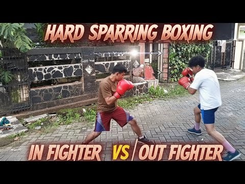 HARD SPARRING: In Fighter vs Out Fighter | Boxing Indonesia