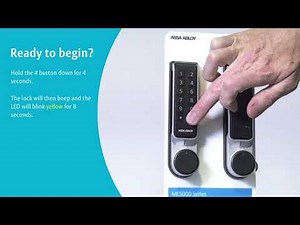 ML51 Digital Cabinet Lock – How to Change the User PIN with Master PIN Code