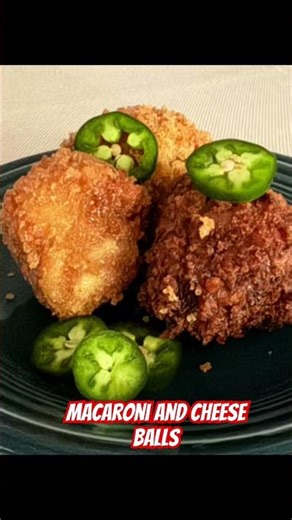 Macaroni & Cheese Balls the perfect way to use the left over Mac and Cheese! #bbqnb #macandcheese