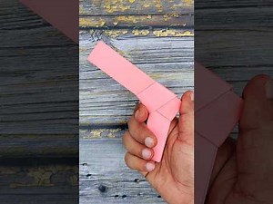Origami Gun | Easy Paper Toy Anyone Can Make | Homemade Paper Sniper Rifle