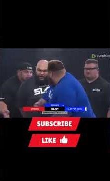 The first EVER Super Heavyweight #slap #powerslap #ufc