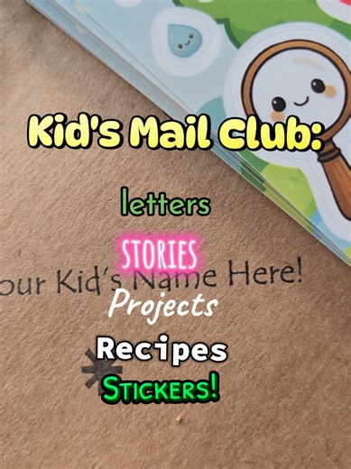 Join our Kid's Happy Mail Club! I created this Kid's Mail Club out of a desire to bring slow dopamine back to kids. Bring kids back to a curiously of nature and a desire to be outside. We live in a world that moves so fast with such high expections for both children and parents. And which things like iPads and video games taking center stage in our kids lives we need something to inspire them to step outside and away from the electronics, like we did in the 90s. Culturally we move quickly from o