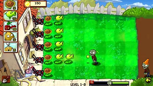 Muestra Plantas Vs Zombies Java Version #3