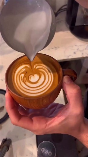 2 step latte art #latteart