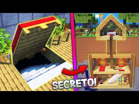 MINECRAFT: HOW TO MAKE A SUPER SECRET ROOM/BUNKER IN LESS THAN 10 MINUTES! | HIDDEN ROOM