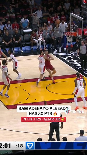 Bam Adebayo's Record Points in First Quarter
