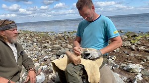 39K views · 674 reactions | I met up with Peter Wiking Peter Wiking in Denmark and we sat and and did some Flint Knapping together, Im no stranger to blade cores but I definitely learnt a few things from Peter | Will Lord Prehistoric Survival | Facebook