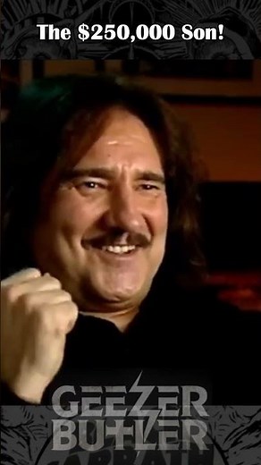 Geezer Butler: The $250,000 Son! #geezerbutler #blacksabbath #bassist #heavymetal