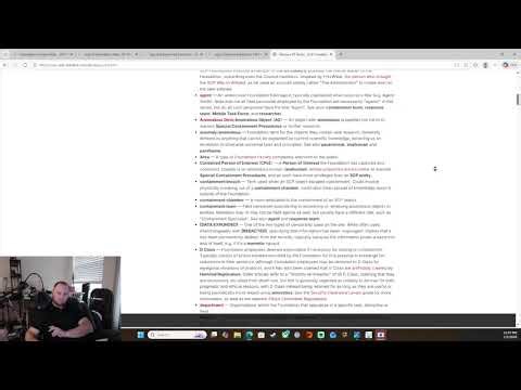 SCP Foundation - Glossary of Terms (Part 1)