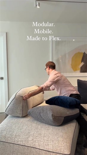 A seamless shift from one configuration to the next. The Flex Sofa adapts effortlessly to your space, your lifestyle, and your needs. From lounging to sleeping, receiving guests to unwinding solo, this modular system supports the rhythm of your day with elegance and precision. Designed for those who value movement, adaptability, and refinement. Explore the versatility of Flex. Tap the Link in Bio or visit ResourceFurniture.com #ModularLiving #SpaceSavingDesign #ItalianCraftsmanship #Multifunctio