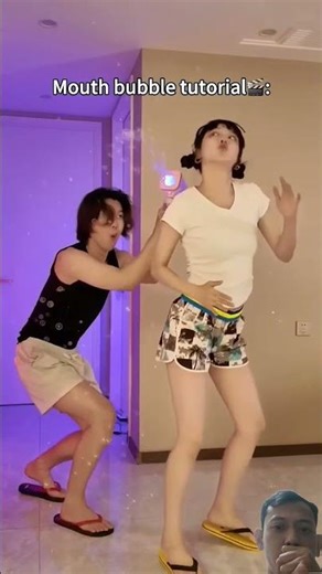 Trend Mouth Bubble Tutorial #viral #dance #shorts