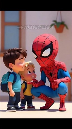 Spider-Man Hindi Cartoon Song | बच्चों के लिए सुपर fun गाना #ytshorts #kidssongs#mochomelon
