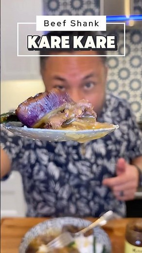 Beef Shank Kare Kare peanut stew