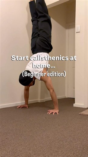 START at Home (beginner edition) 🏆✅ #tutorial #calisthenics #viral #motivation