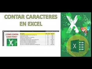 Como contar caracteres en Excel