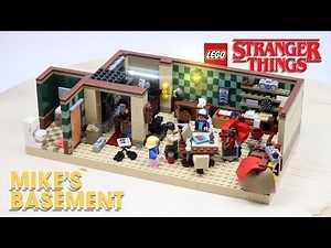 LEGO Mike's Basement From STRANGER THINGS! // Custom LEGO MOC