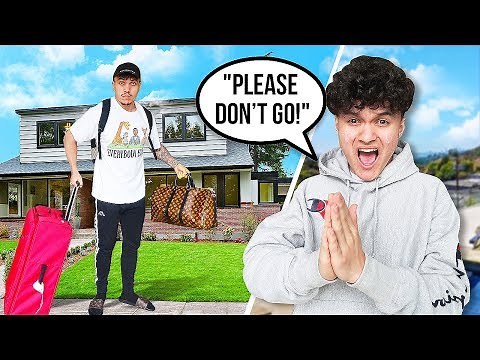 I'm MOVING OUT PRANK on LITTLE BROTHER *HE CRIED*