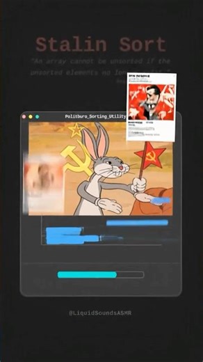 LiquidSoundsASMR - A Brainrot Series (Stalin Sort)