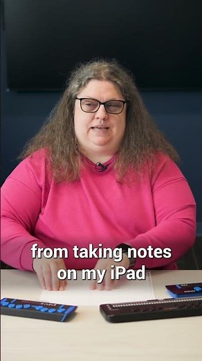 Refreshable braille displays allow #braille readers to access digital information!