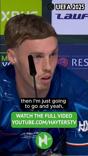 PEAK Cole Palmer interview on his match-winning performance 😂⚡