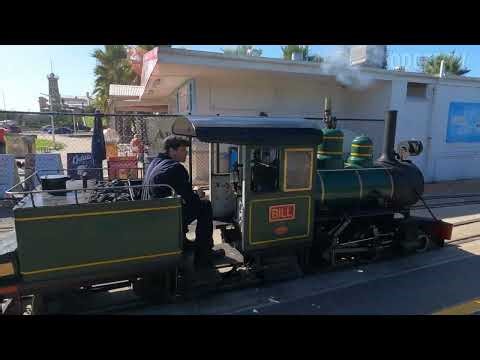Miniature Steam Train at Semaphore Beach Coupling and Steam included!