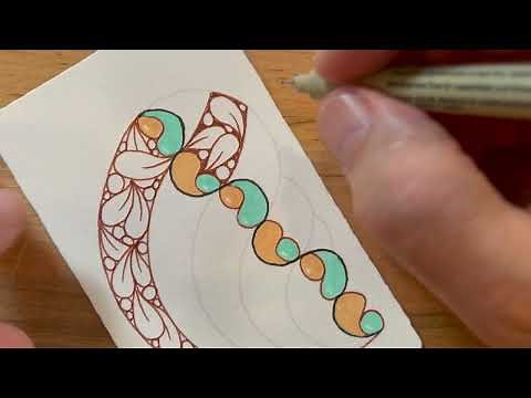 Zentangle Project Pack No. 22 - Day 01 (12 Days of Zentangle 2023)