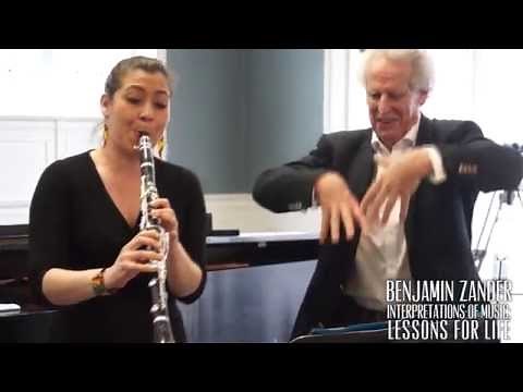 Mozart: Clarinet Concerto - 2nd movement (Benjamin Zander - Interpretation Class)
