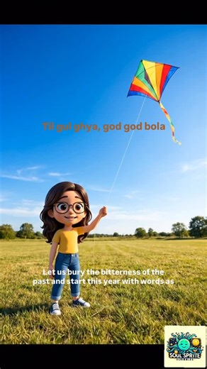 Soul Sprite Scribbles on Instagram: "Til gul ghya, god god bola. 🍬 They say food heals everything, and today, it’s true. The tradition of exchanging Til-Gud isn’t just about eating sweets. It’s a peace offering. It’s a promise to forgive mistakes, forget grudges, and sweeten our words. Happy Makar Sankranti to you and your family! ❤️ #soulspritescribbles #motivationalquotes #makarsankranti #tilgud #viralvideos"