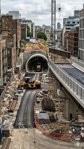 High-Tech Tunnel & Overpass Hybrid Construction