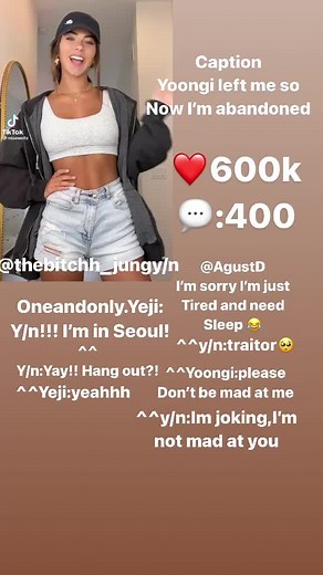 Bts stories on TikTok