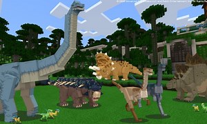 Minecraft's new Jurassic World DLC lets players manage their own dinosaur theme park