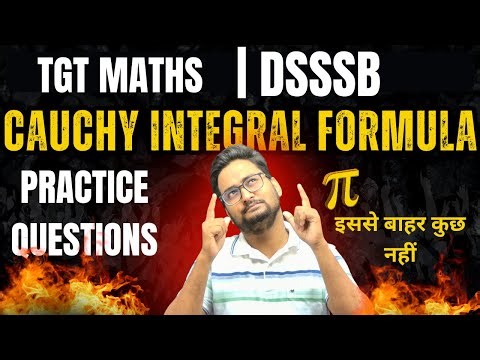 DSSSB | Cauchy Integral Formula Practice Question | TGT Maths |