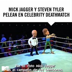 ¿Te acordás de Celebrity DeathMatch? ¡Así fue la pelea que enfrentó a Mick Jagger y Steven Tyler en este ÉPICO programa! | MTVLA