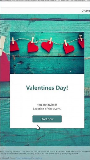 Microsoft Forms Cover Pages #Shorts