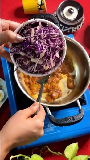 Red Cabbage Recipe with Boiled Eggs 😍 | Abhirami Suresh